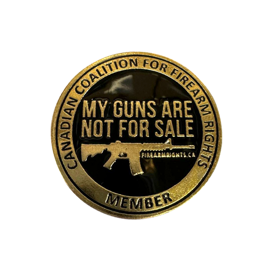 Not for Sale Challenge Coin Gold/Black