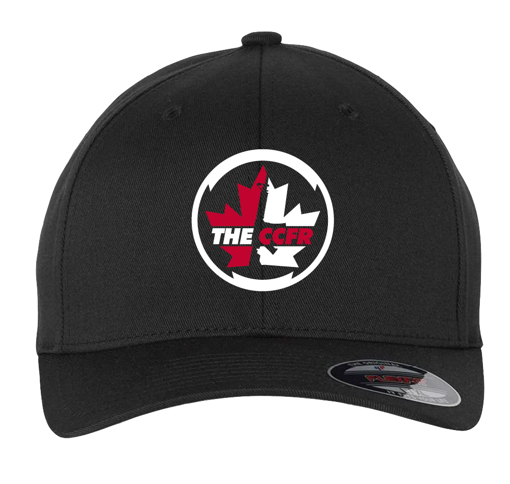 Flex-Fit Black CCFR Logo Cap