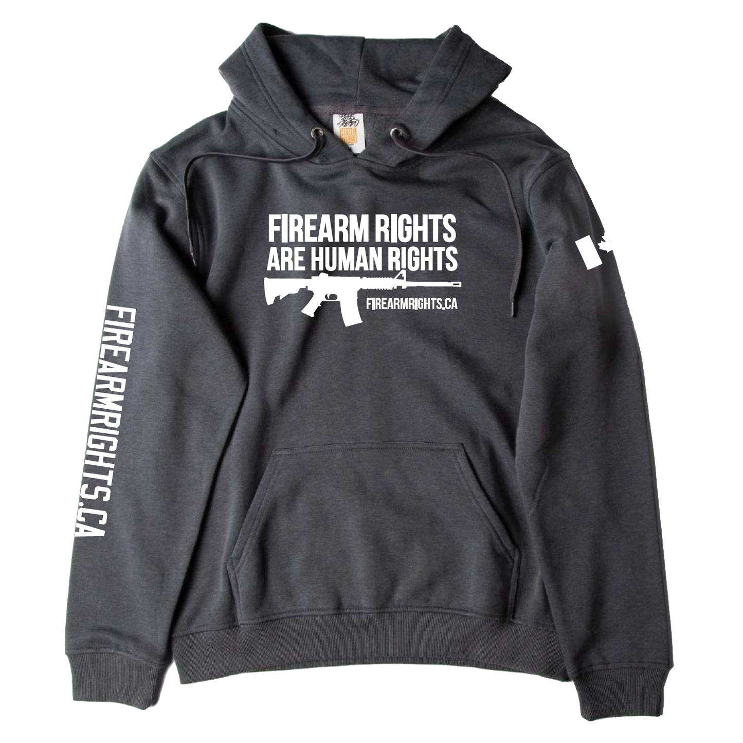 Grey Firearm Rights Hoodie