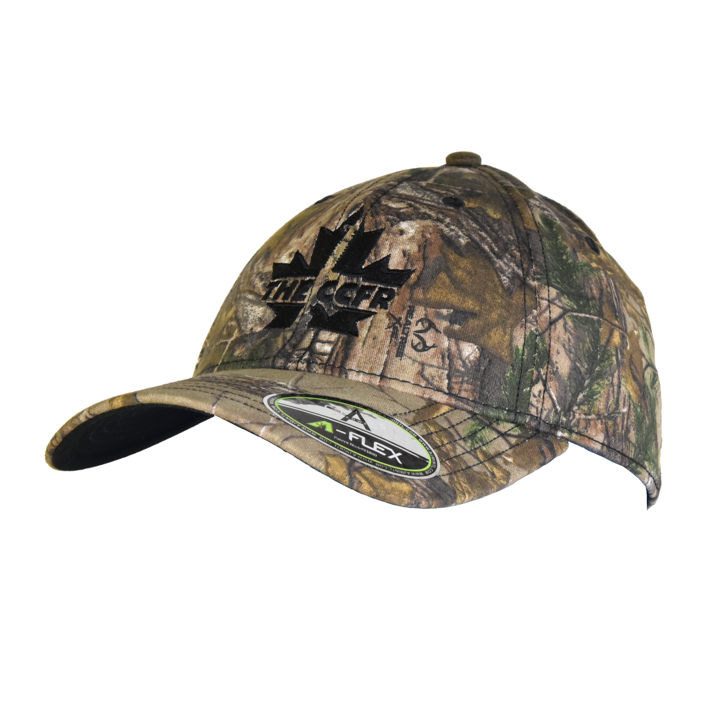 Bold CCFR Logo Flex-Fit Camo Cap