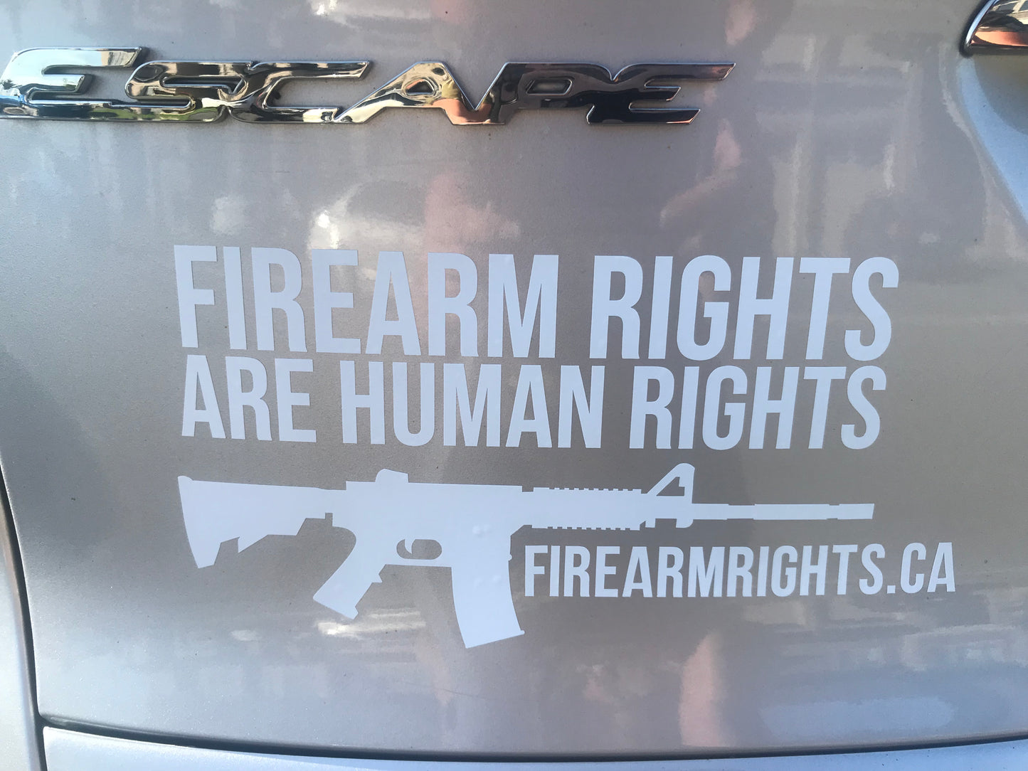 Firearm Rights Transfer Sticker