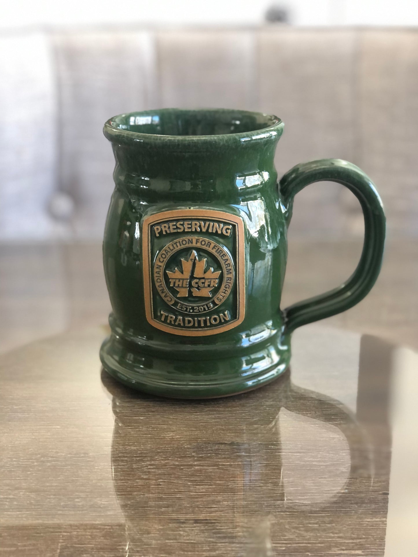 CCFR Forest Green Custom Tankard