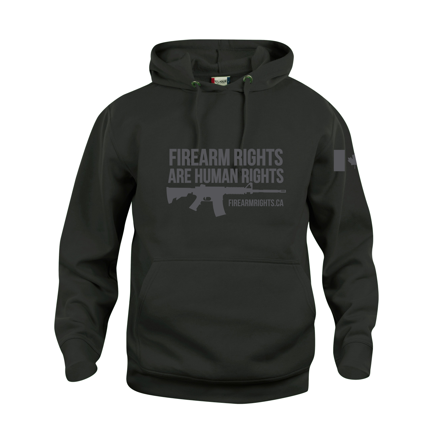 Black CCFR Human Rights Hoodie 2.0