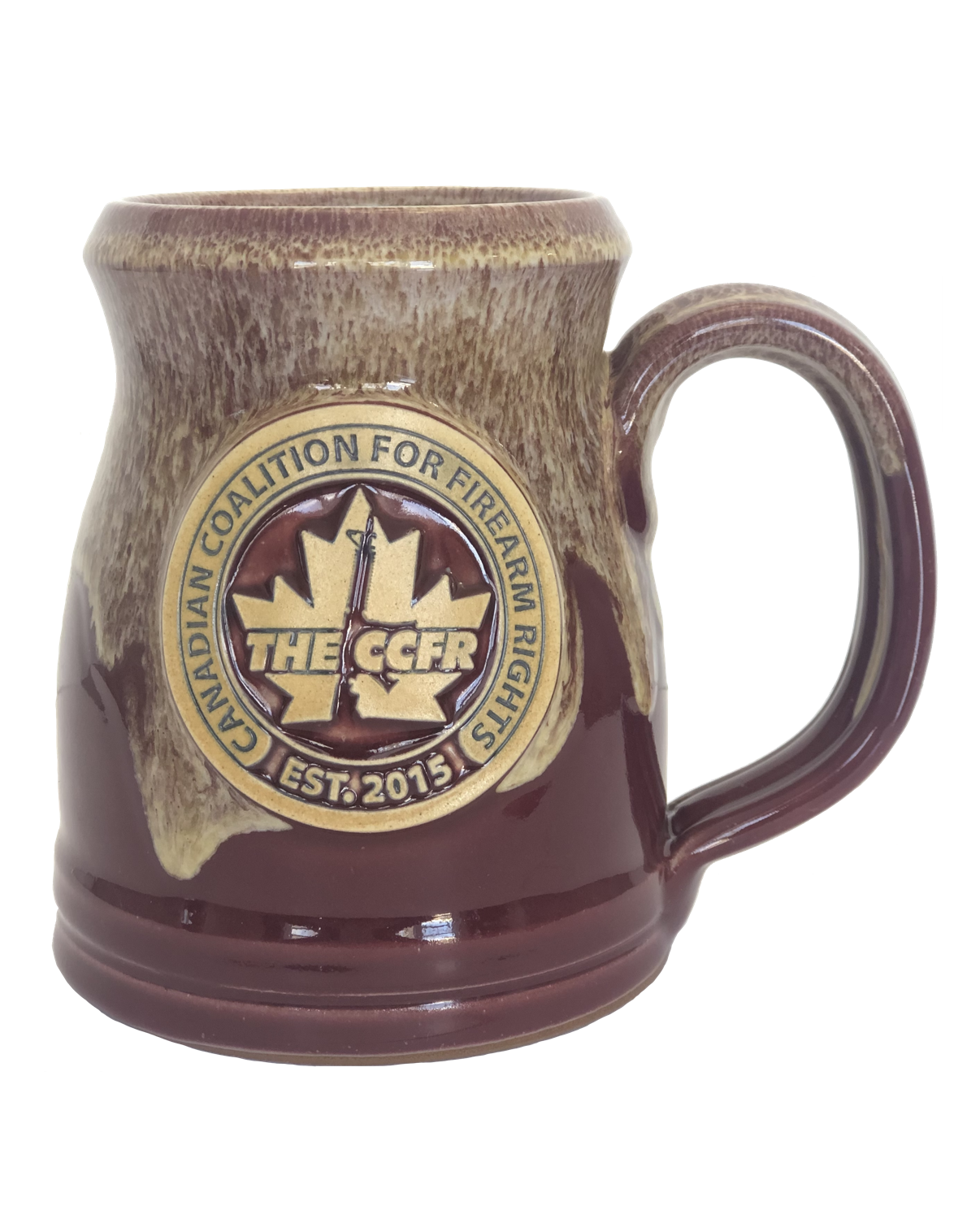 CCFR Burgundy Custom Tankard