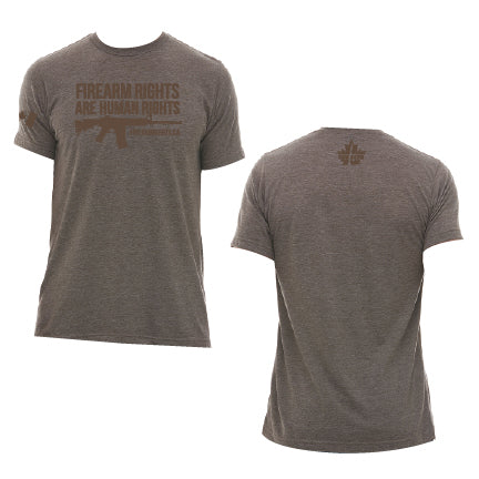 CCFR Human Rights Support T-Shirt - Coyote Brown