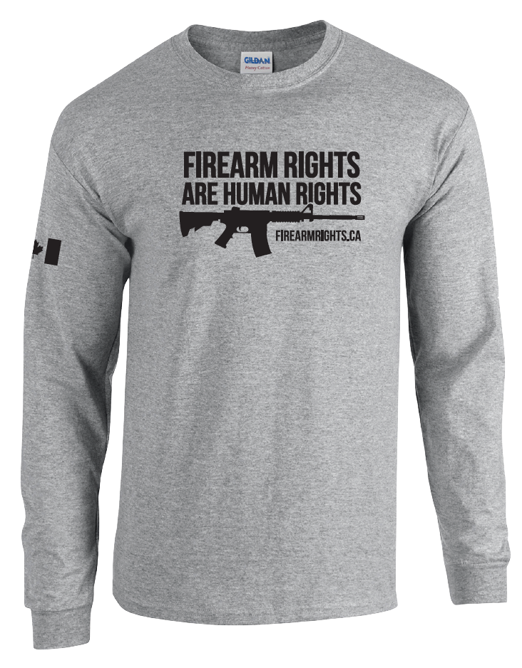 Grey Human Rights Long Sleeve