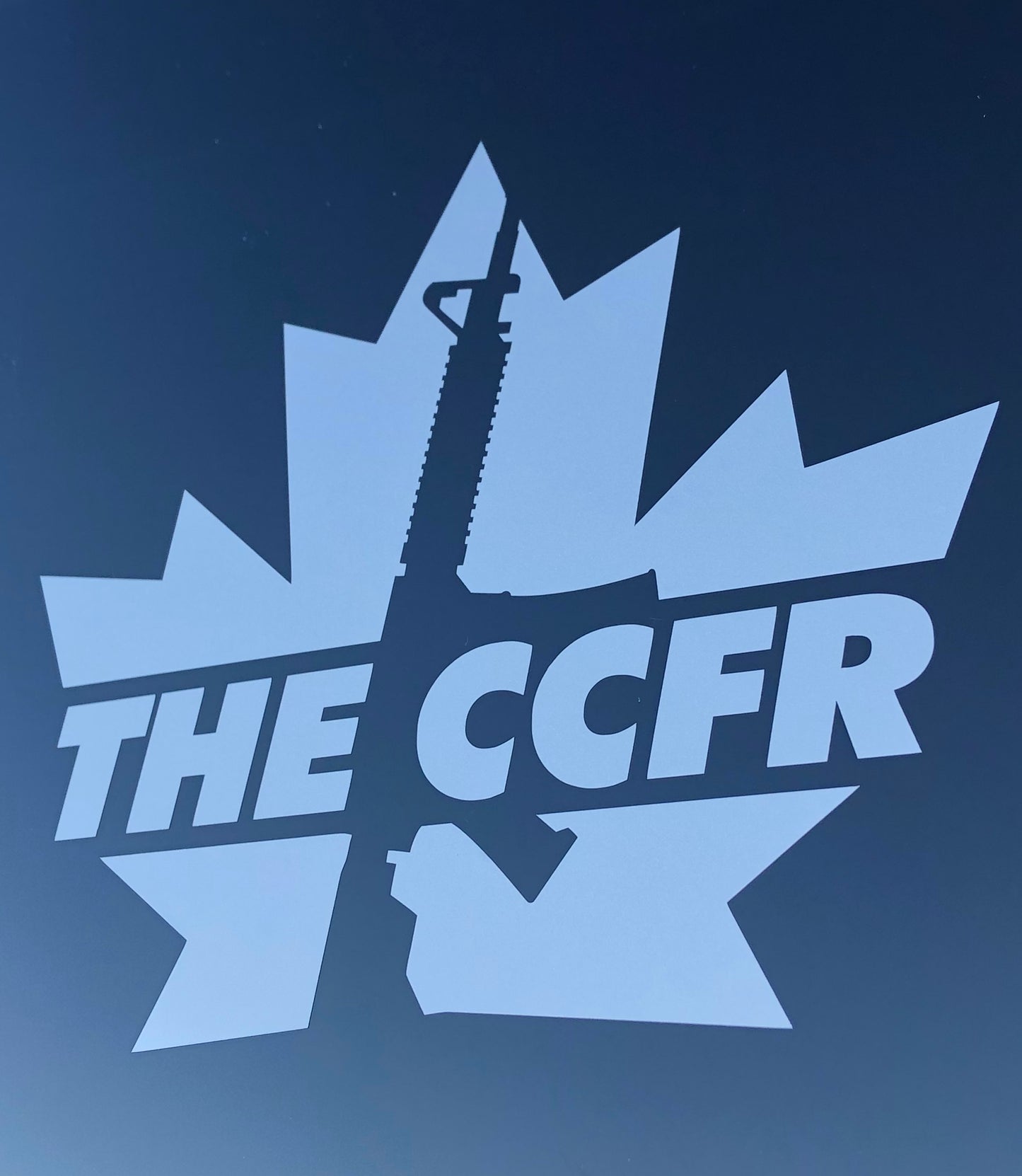 Bold CCFR Logo Transfer Sticker