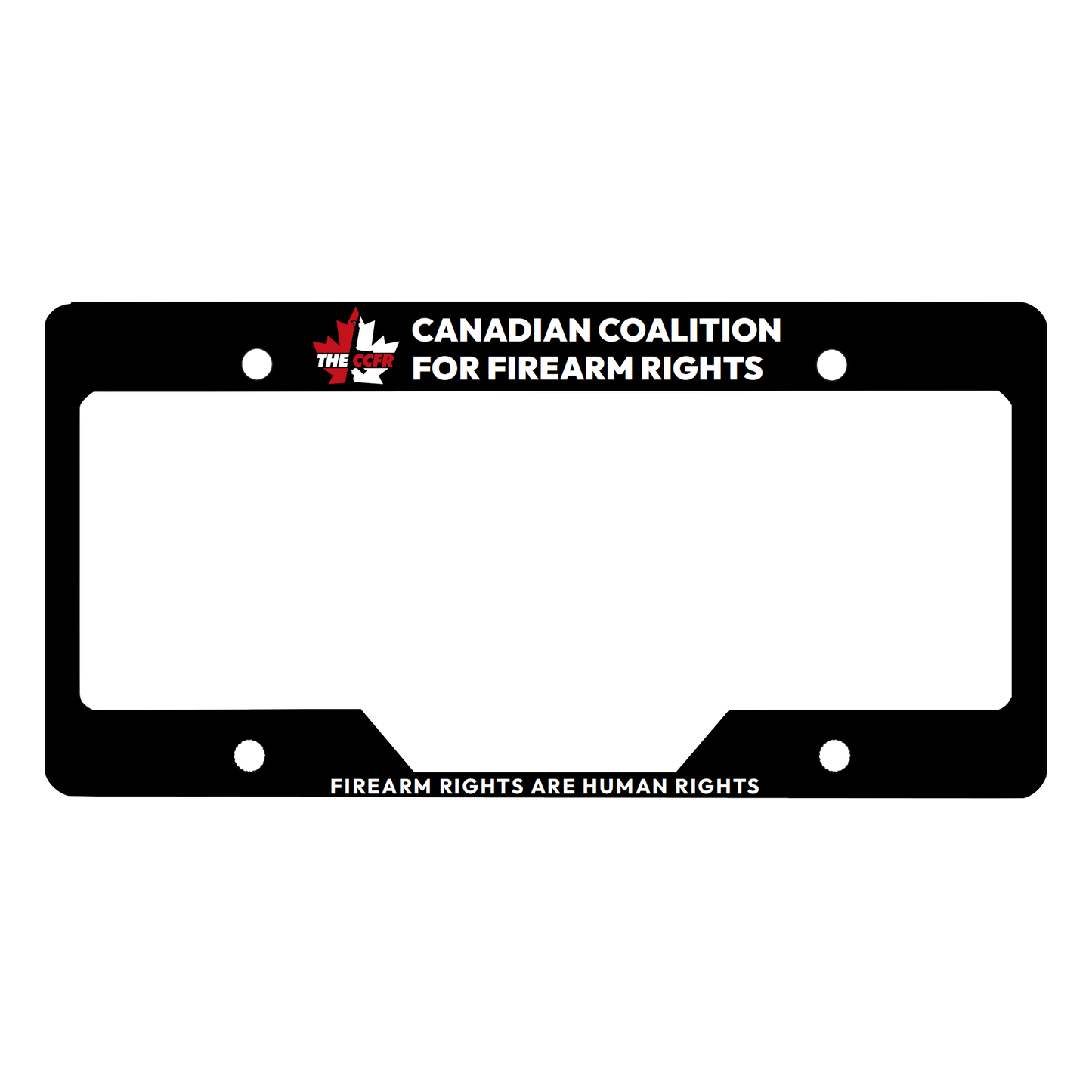 CCFR License Plate Frame