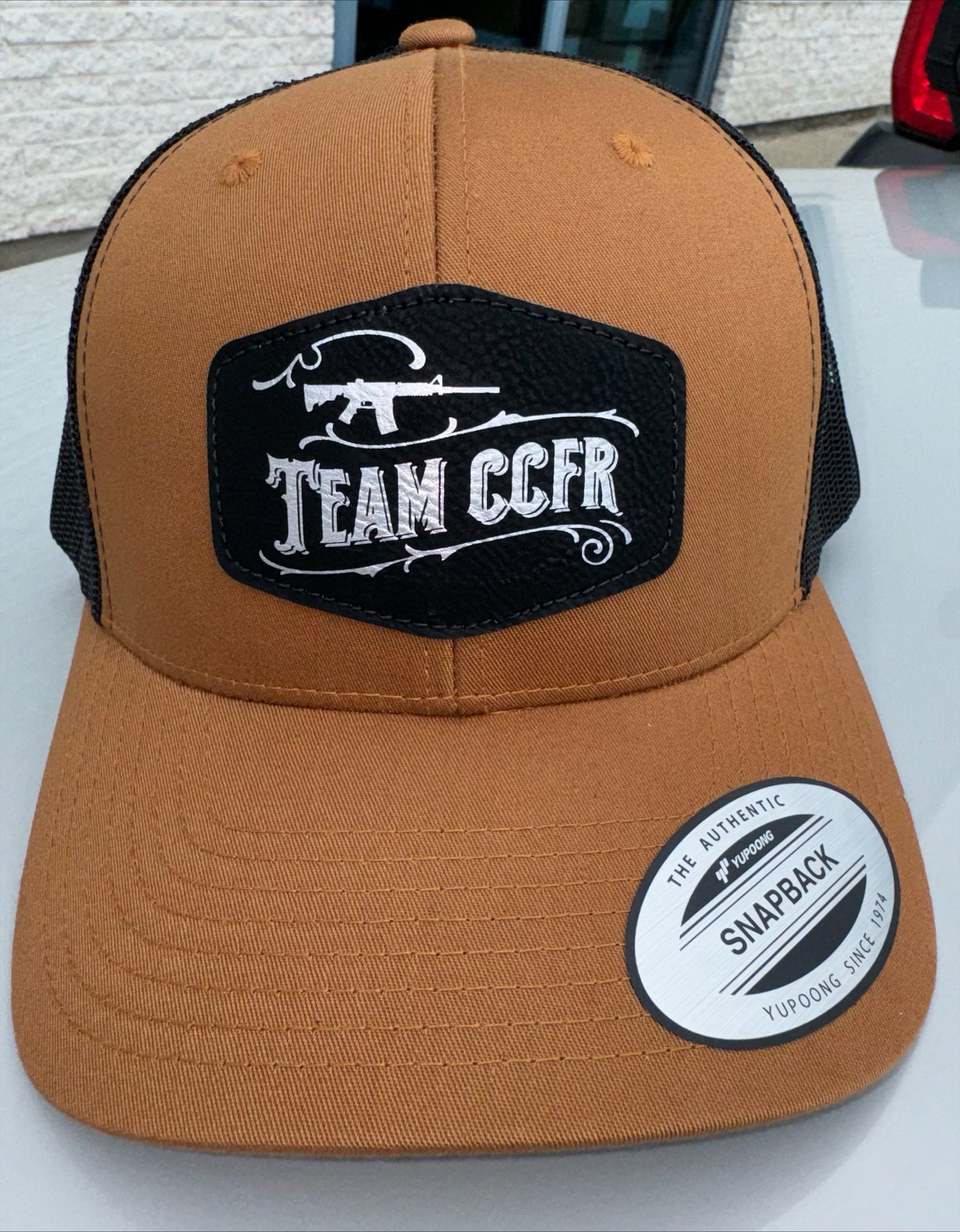 Team CCFR Leather Patch Cap