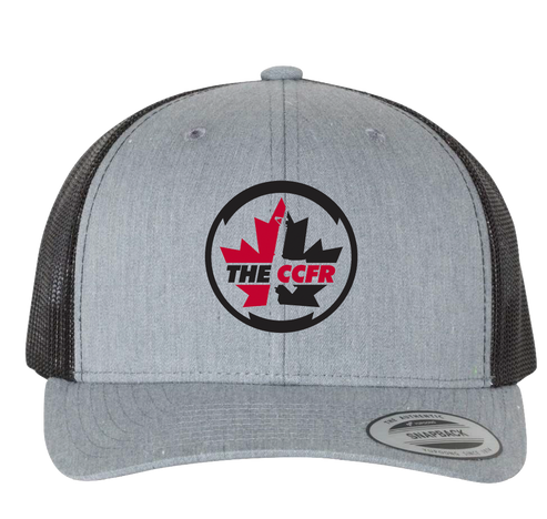 Grey/Black CCFR Logo Cap – Canadian Coalition for Firearm Rights