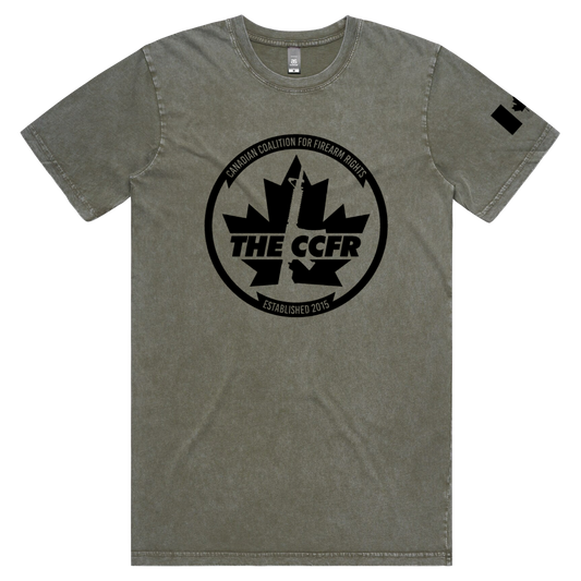 Mens Bordered Logo Tees