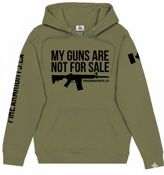 Olive Green Not for Sale Hoodie