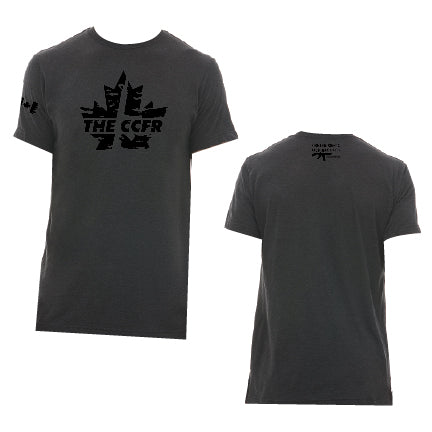 Bold New CCFR Logo T-Shirt - Black on Grey