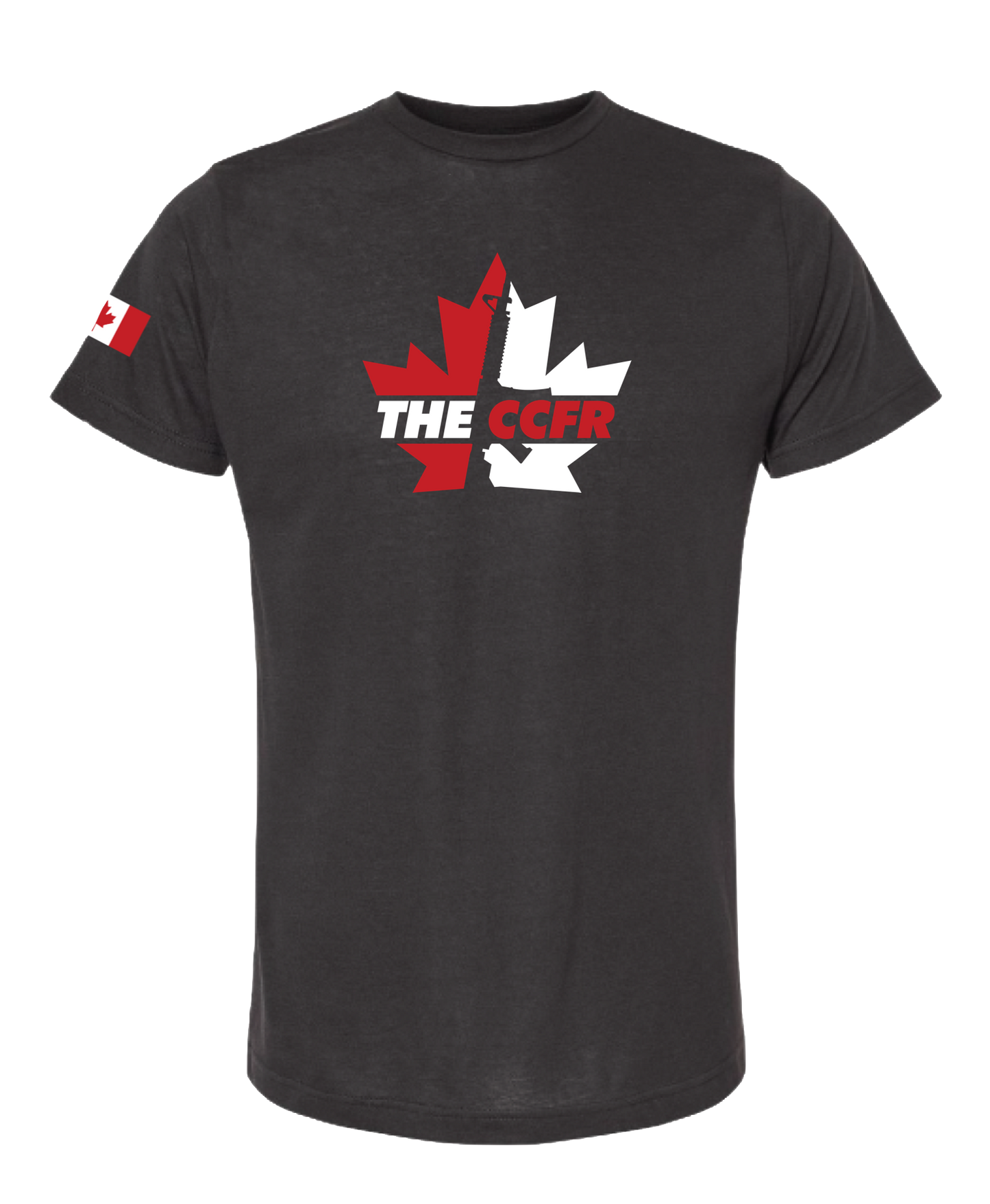 Bold Colour Logo CCFR T-Shirt - Black