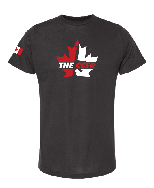 Bold Colour Logo CCFR T-Shirt - Black