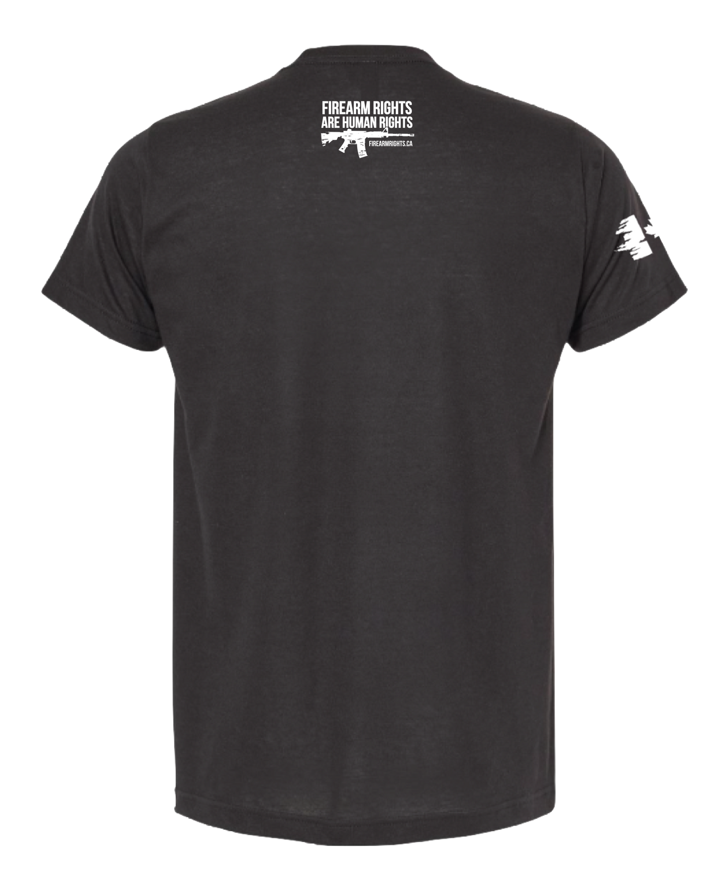 Bold CCFR Logo T-Shirt - White on Black