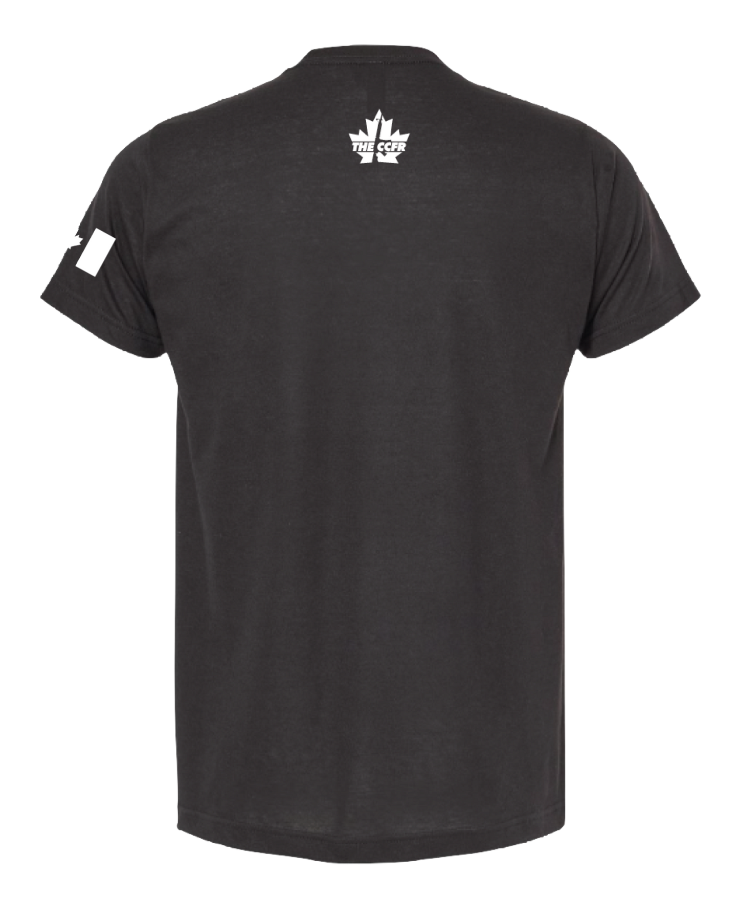 Human Rights Support T-Shirt - White on Black Shotgun