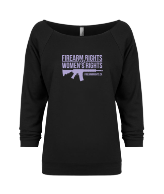 Ladies Firearm Rights ¾ Sleeve Tee (Updated)