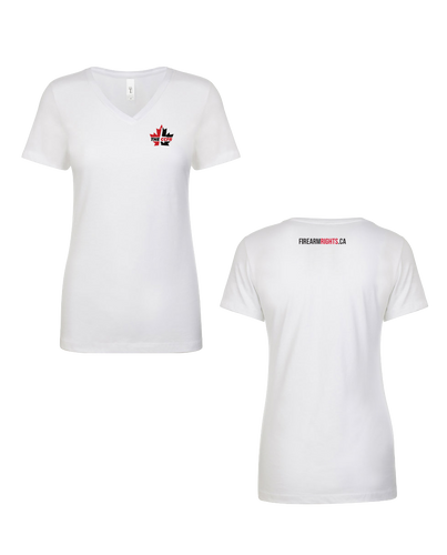 Ladies Bold Logo CCFR Tee - White