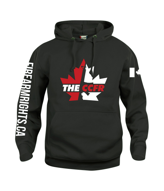 Black Bold CCFR Colour Logo Hoodie