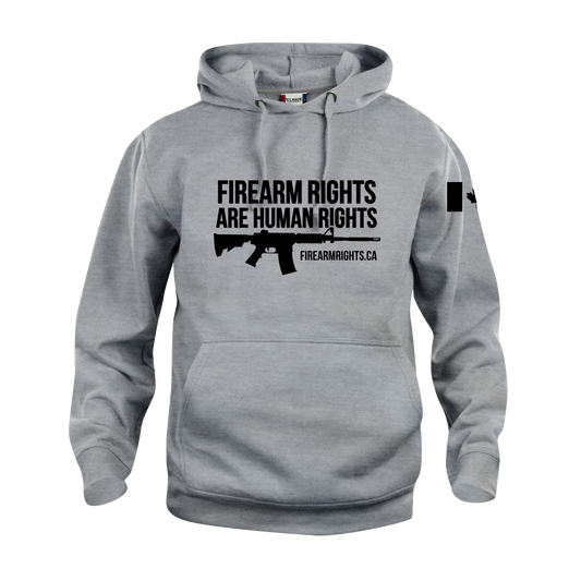 Grey CCFR Human Rights Hoodie 2.0