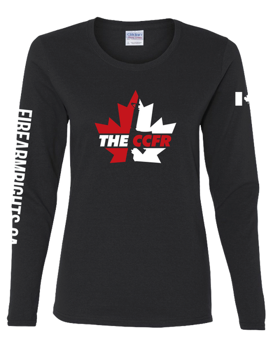 Bold CCFR Logo Ladies Long Sleeve