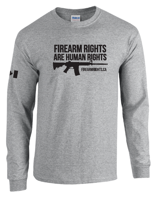 Grey Human Rights Long Sleeve