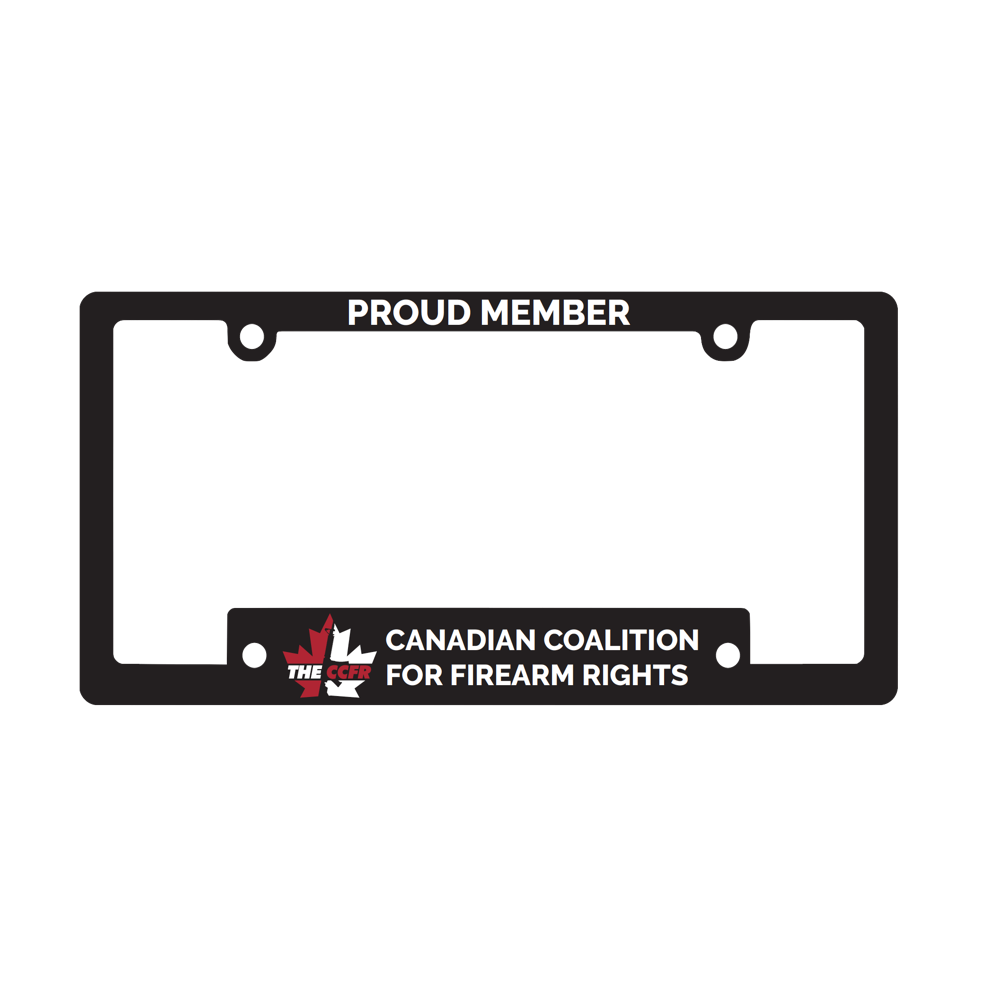 CCFR License Plate Frame