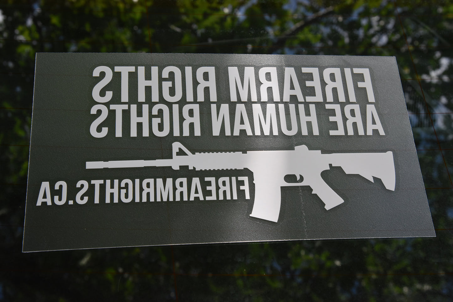 Firearm Rights Transfer Sticker