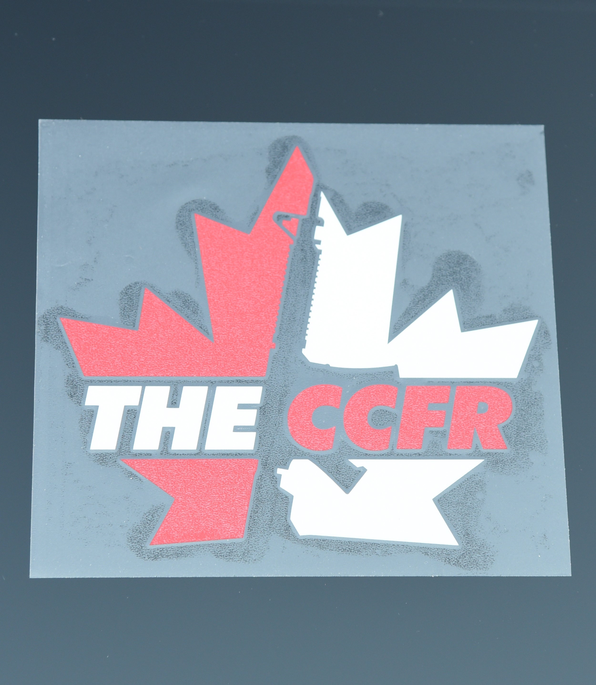 Bold CCFR Logo Transfer Sticker – Canadian Coalition For Firearm Rights