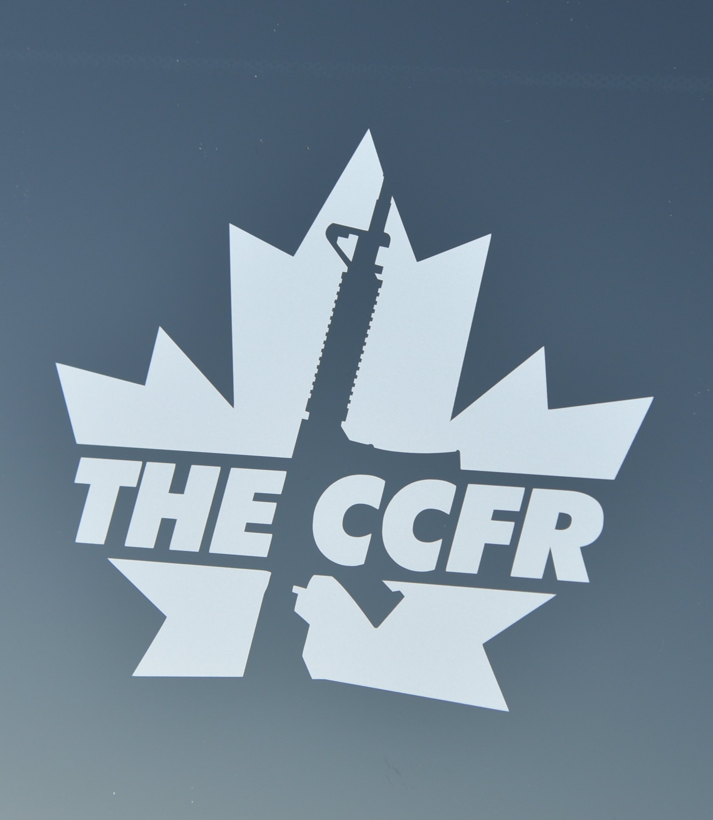 Bold CCFR Logo Transfer Sticker – Canadian Coalition For Firearm Rights